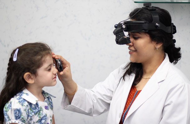 CHILD EYE CHECKUP BY DR.RASHEENA BASNAL